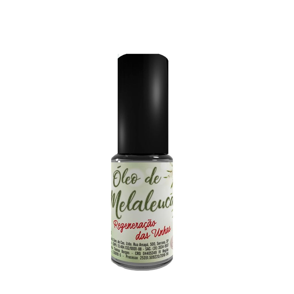 óleo de melaleuca antes ou depois do esmalte