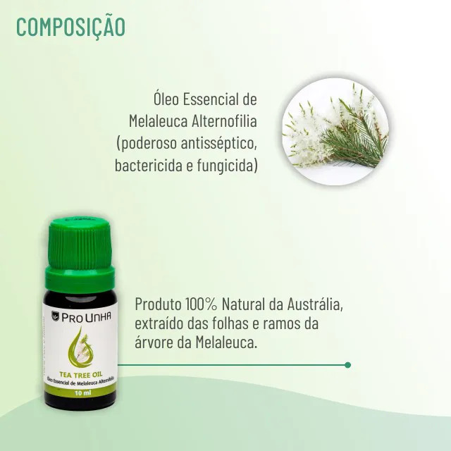 óleo de melaleuca para micose de unha