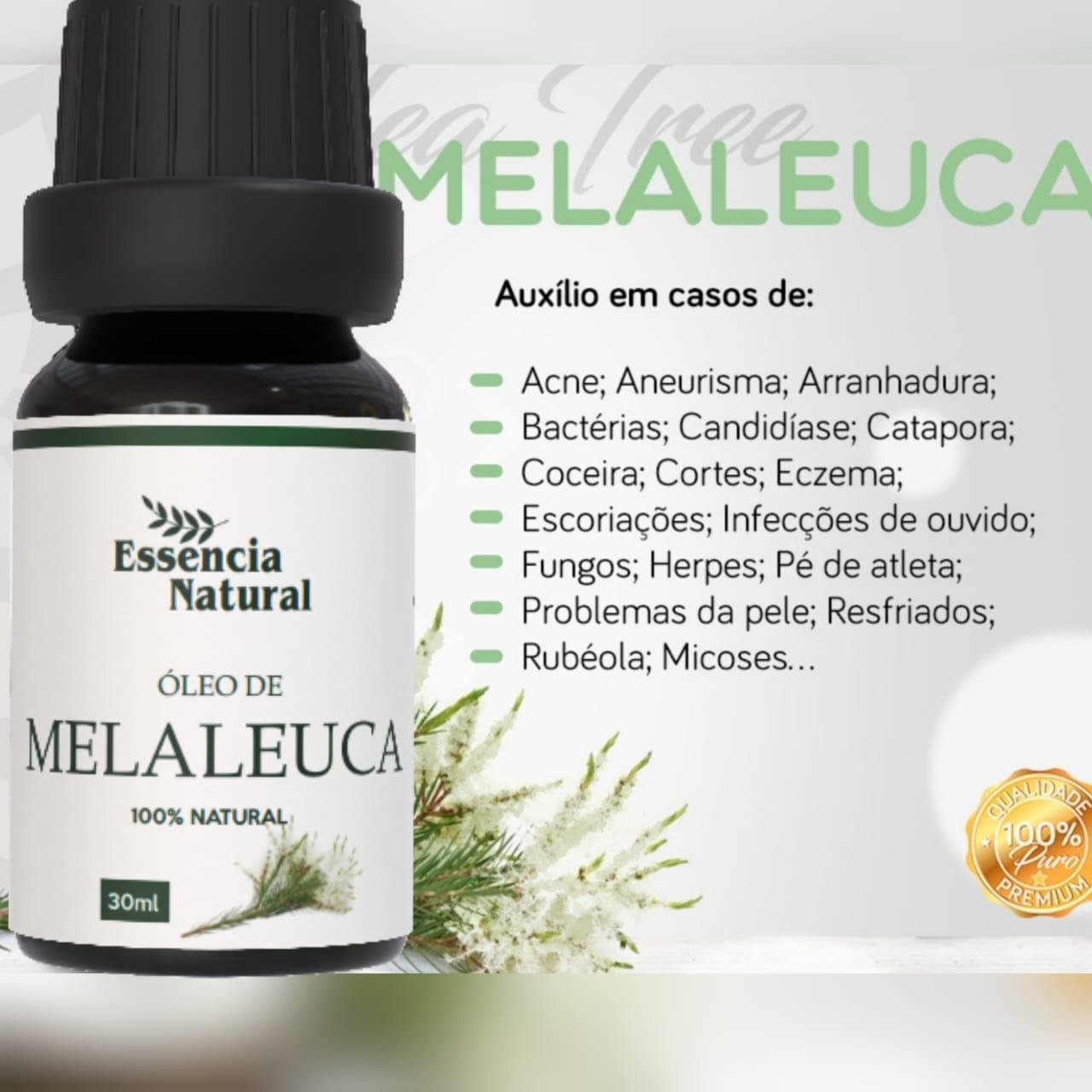 aplicação de melaleuca em cutículas