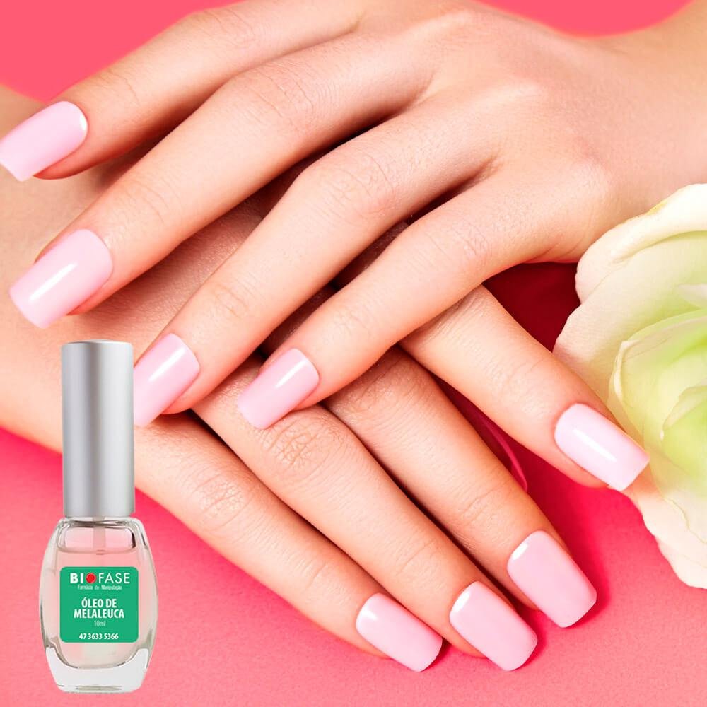 óleo de melaleuca antes ou depois do esmalte
