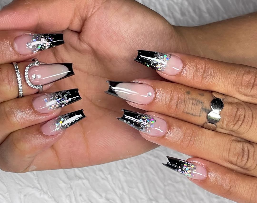 modelo de unha de fibra