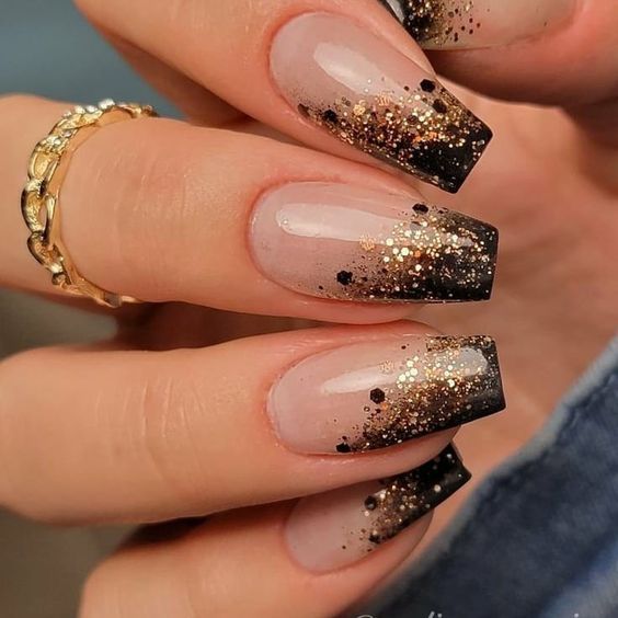 unha encapsulada baby glitter