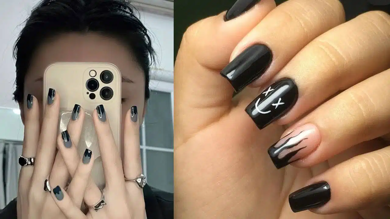 modelo de unha preta