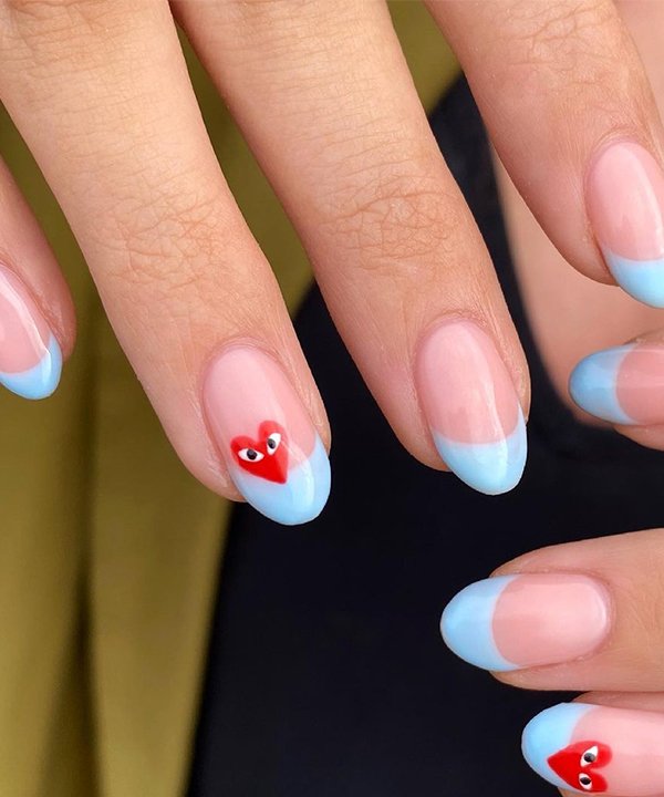 nail art francesinha