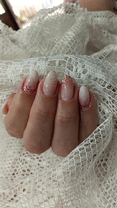 unha banho de gel bailarina