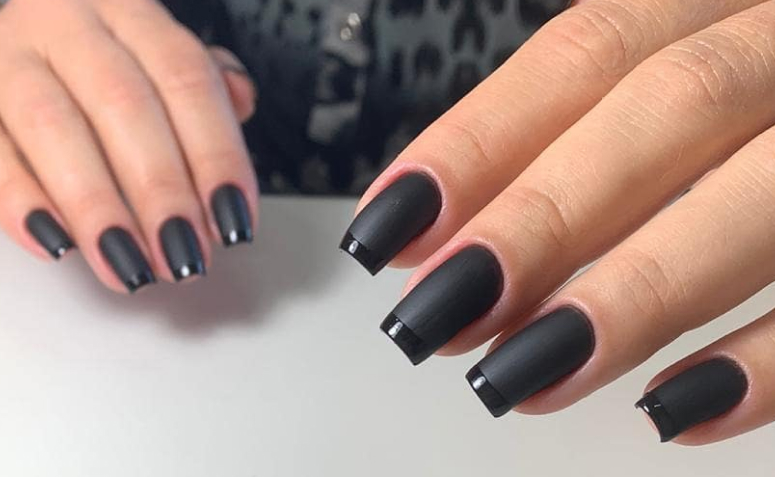 esmalte preto brilhante