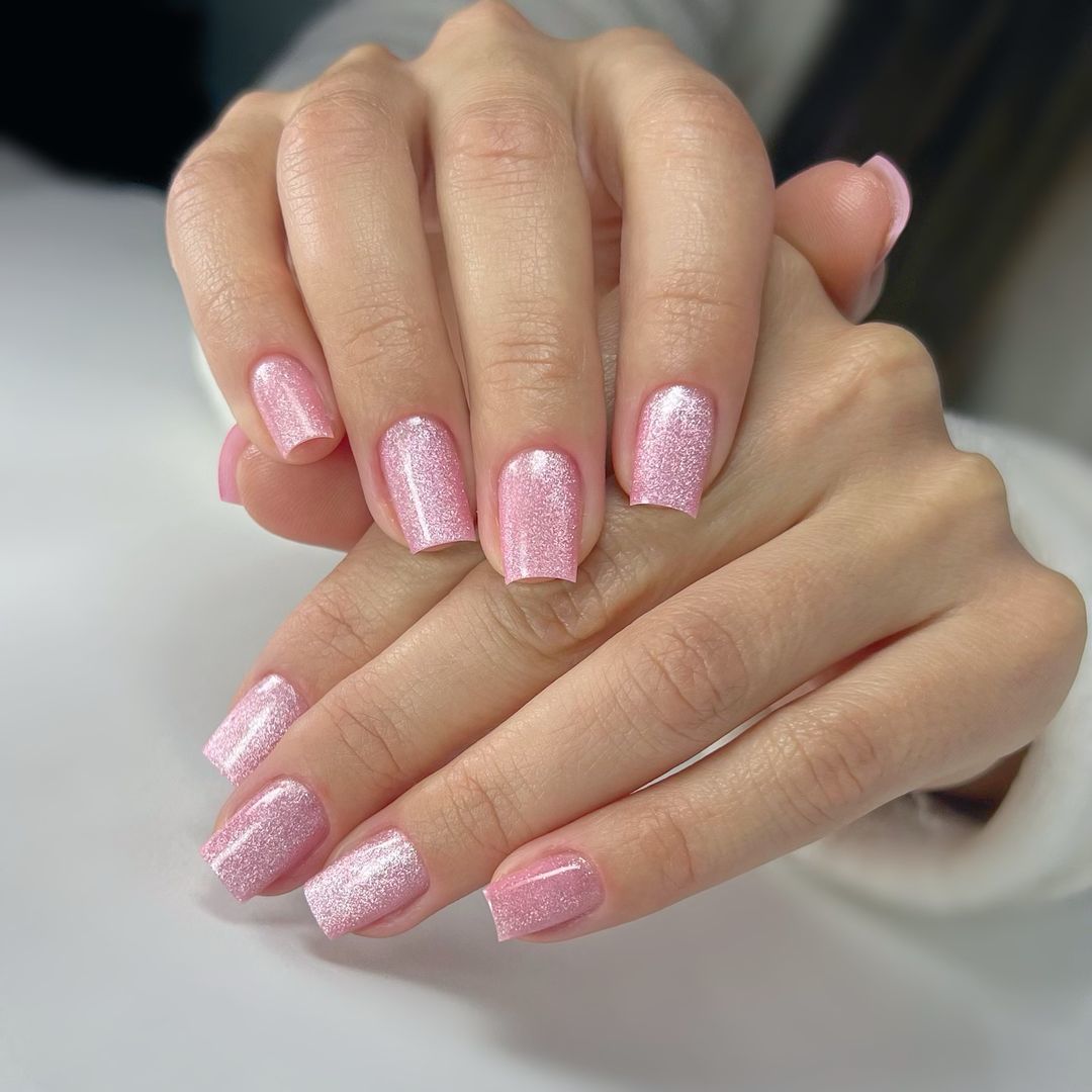 modelos de unha em gel quadrada