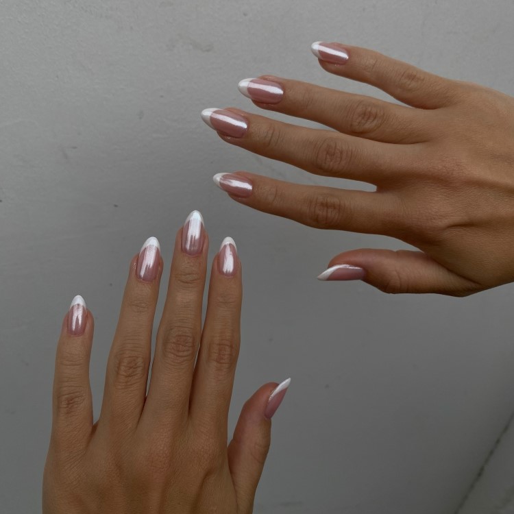 modelos de unha francesinha