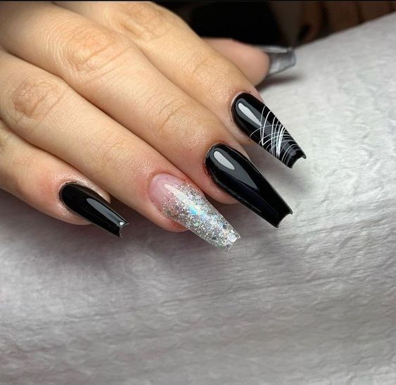 tendências unhas pretas 2026