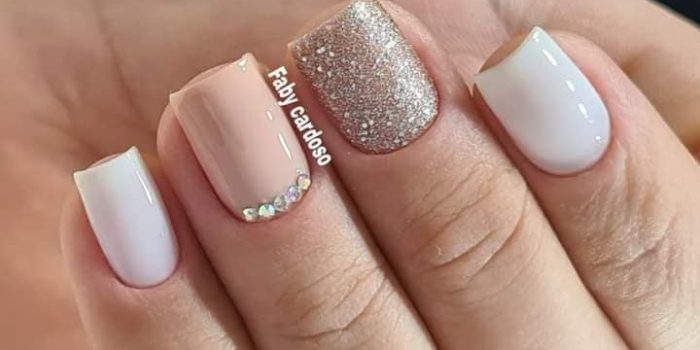 unhas degradê ano novo