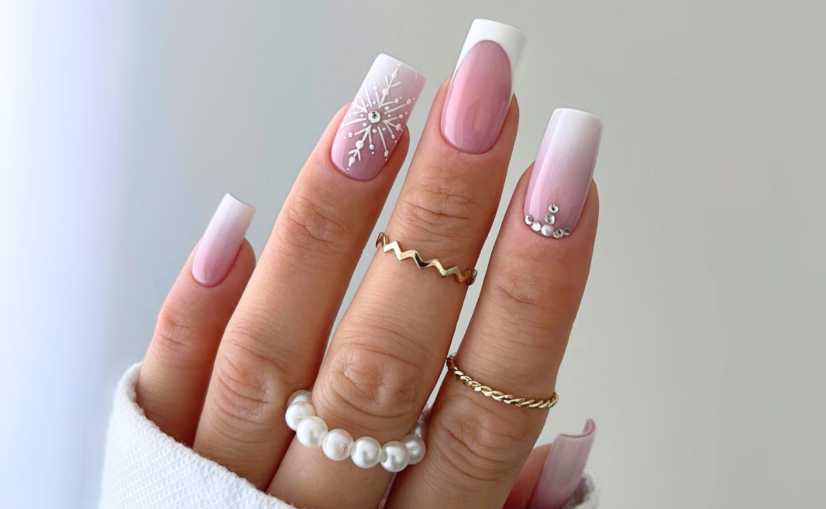 unhas com foil ano novo