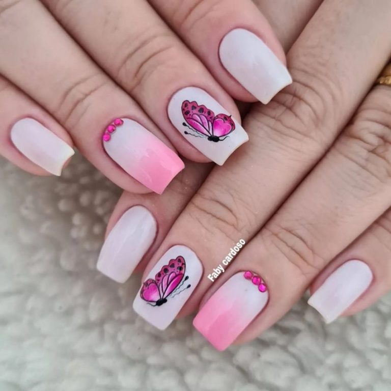 inspiração unhas rosa decoradas para casamento