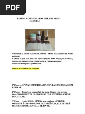 unha de fibra de vidro passo a passo completo