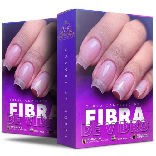 alongamento de unha fibra de vidro tutorial