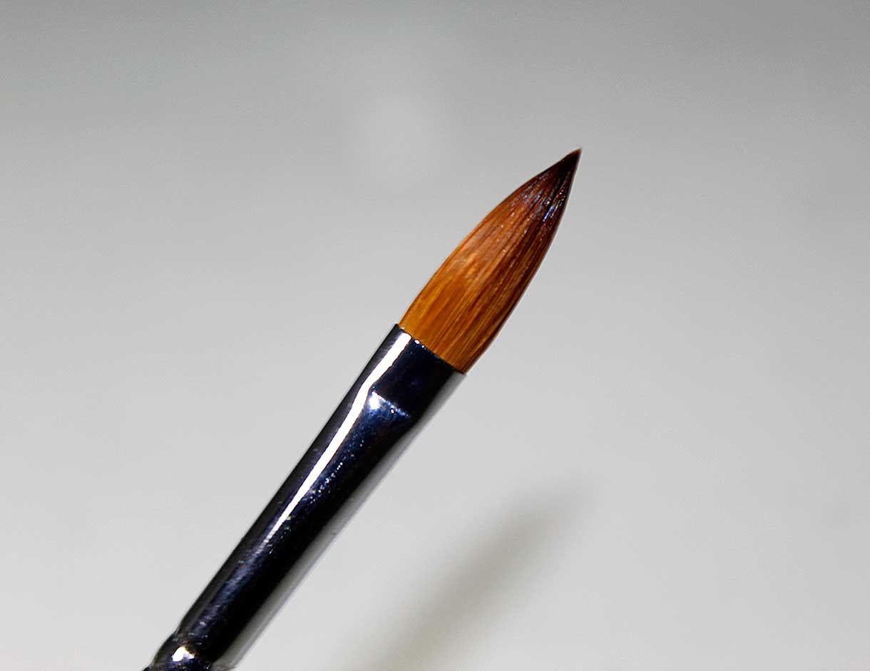 pincel para unha profissional