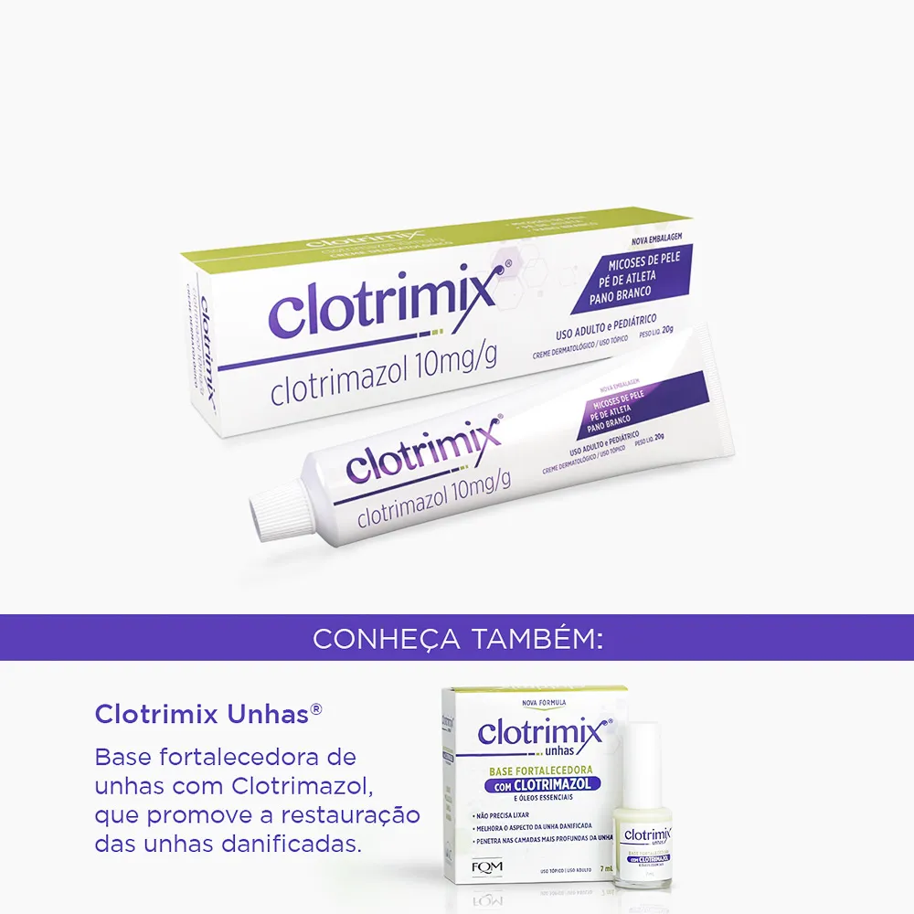 clotrimazol para unha