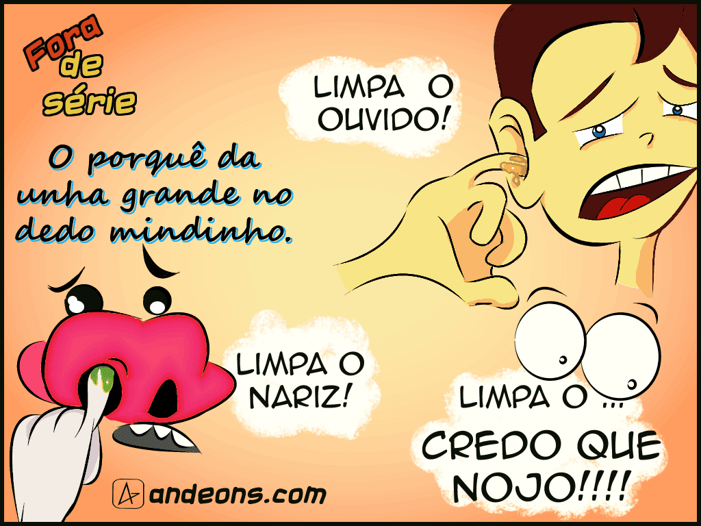 unha do dedinho homem