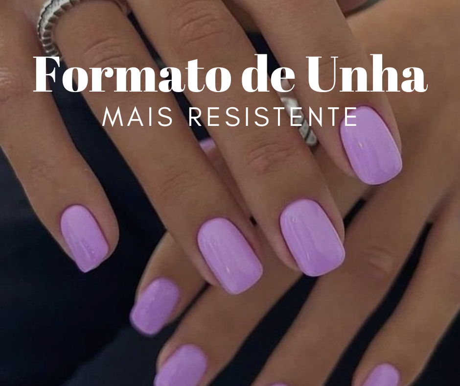 unha redonda quebra menos