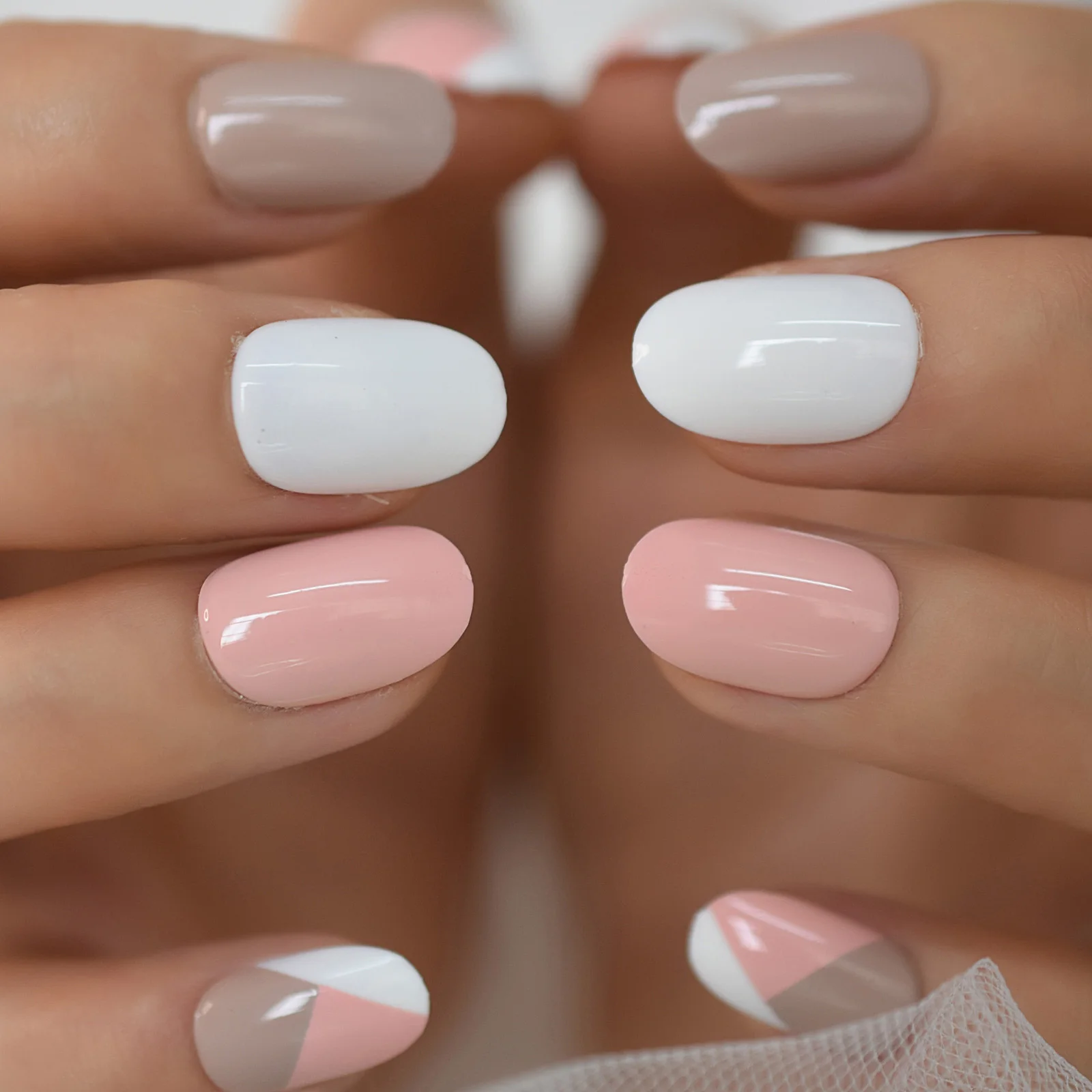 unhas em gel decoradas