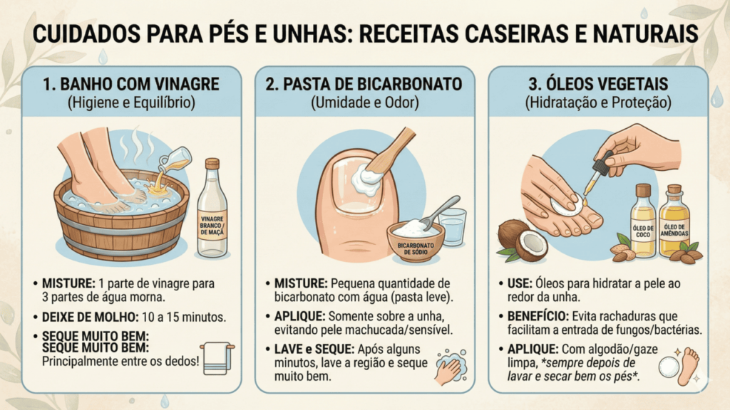 prevenção de micose de unha