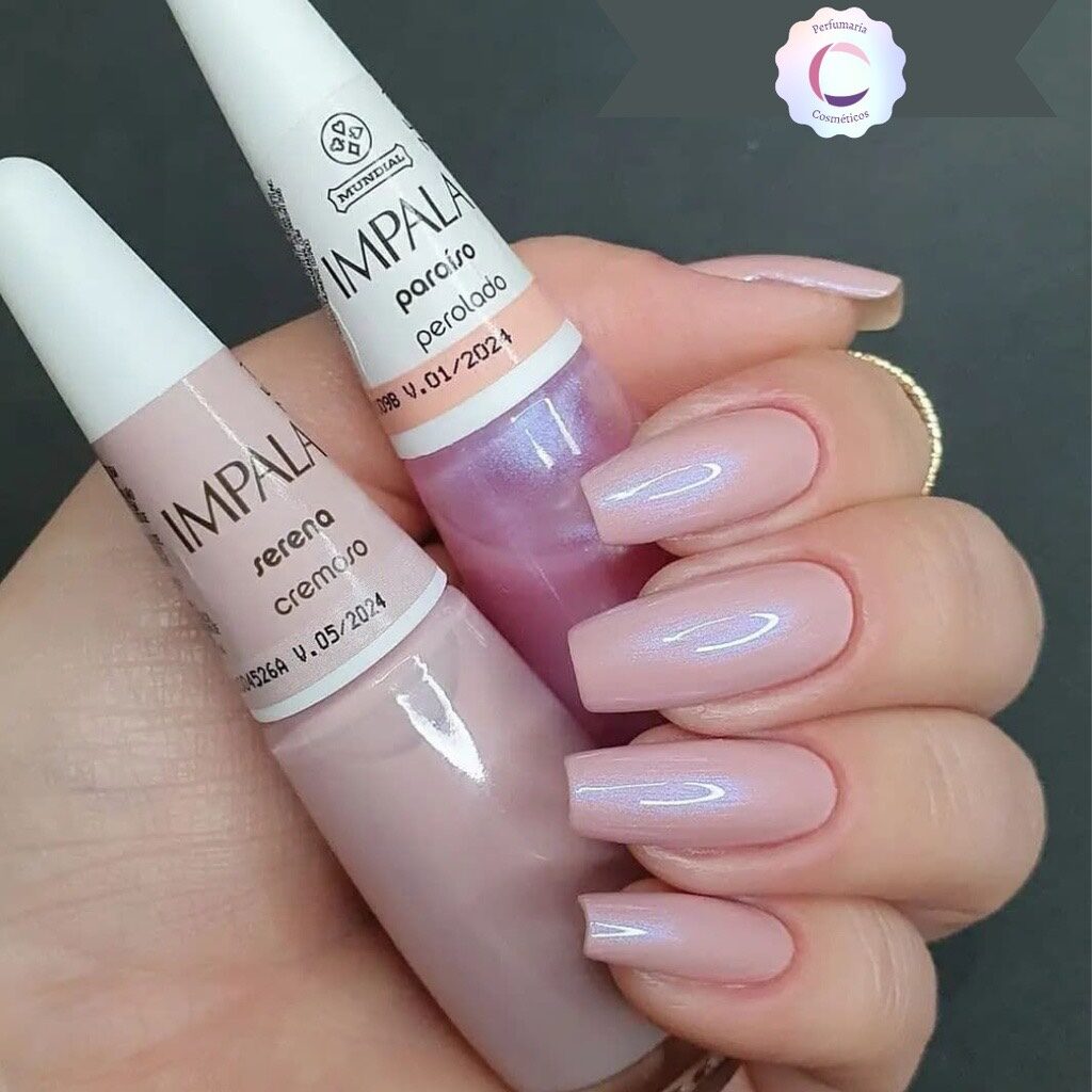 unha rosa com branco