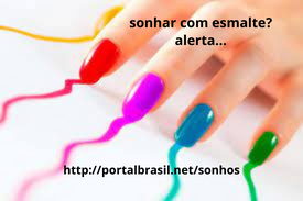 sonhar pintando a unha