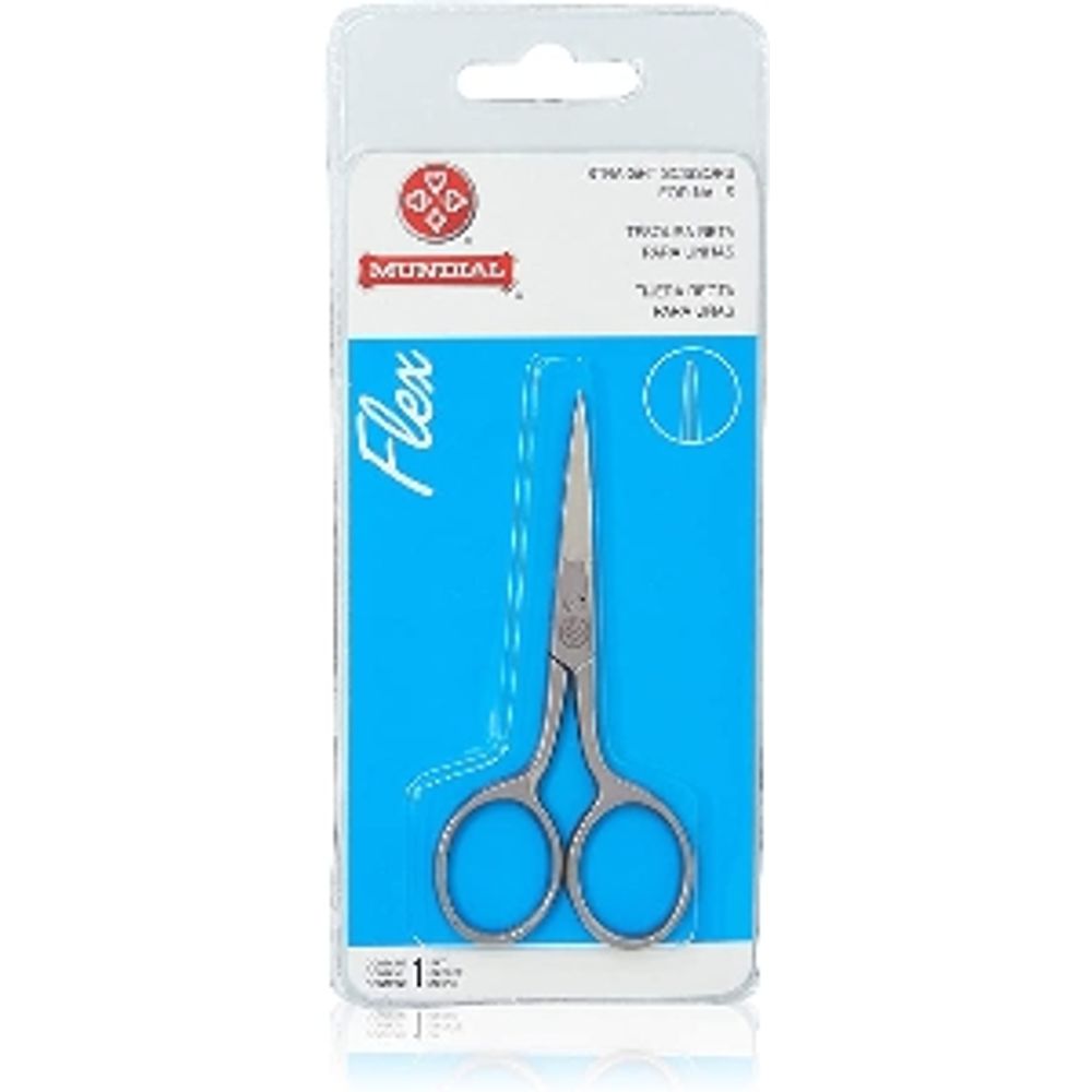 Tesoura de unha Mundial Flex Reta BC-326