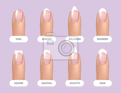 inspiração formatos de unha para casamento