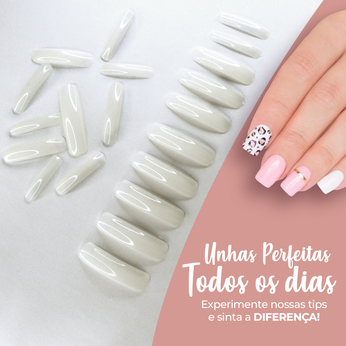 Desvendando os Formatos de Tips de Unha: Quadrada, Almond e Bailarina