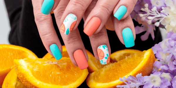 ideias de unhas acrílicas decoradas para festas