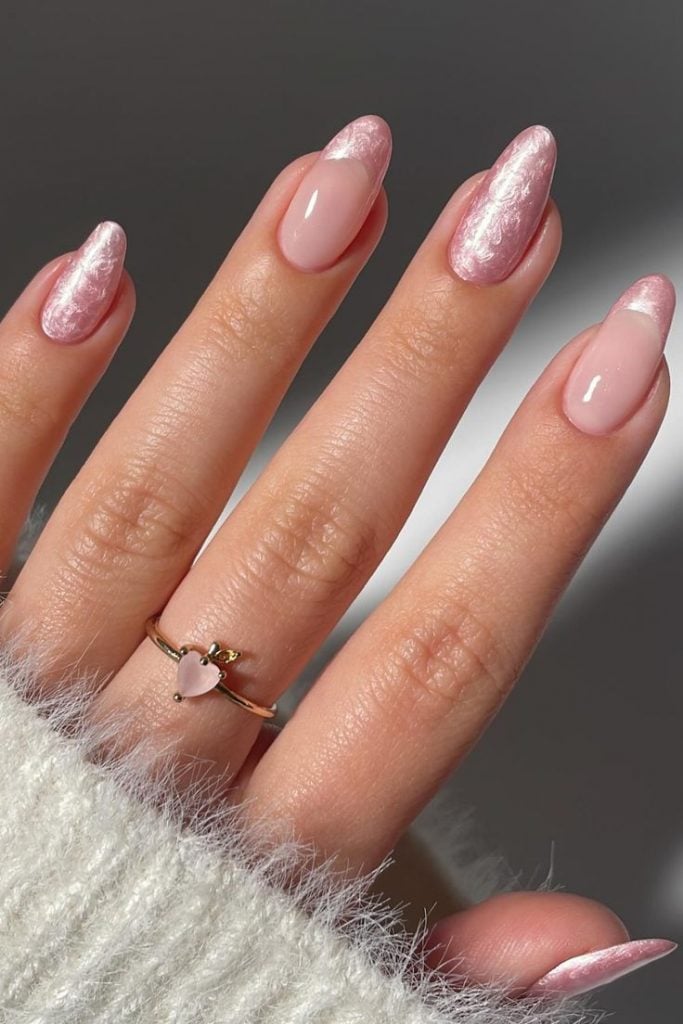 como evitar quebras nas unhas almond rosa