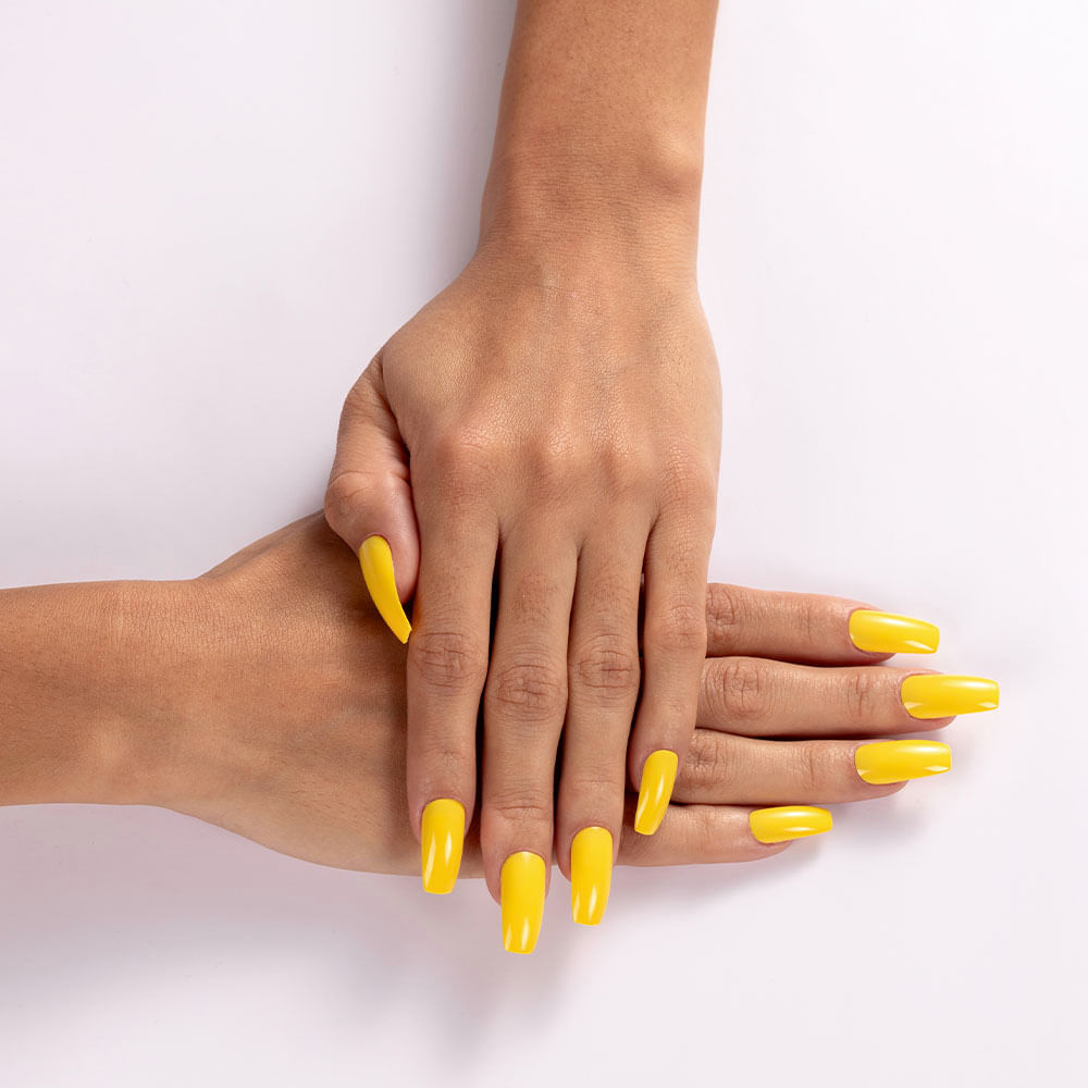 unha amarela
