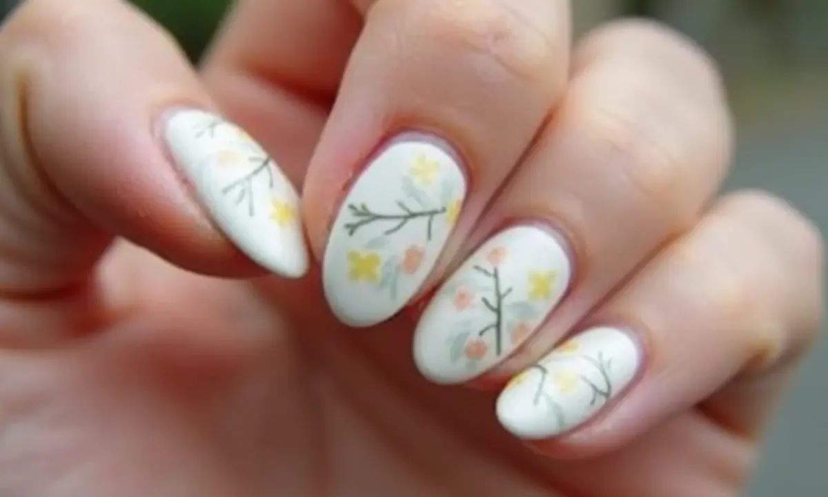 Unhas amendoadas brancas: a escolha ideal para casamentos e eventos