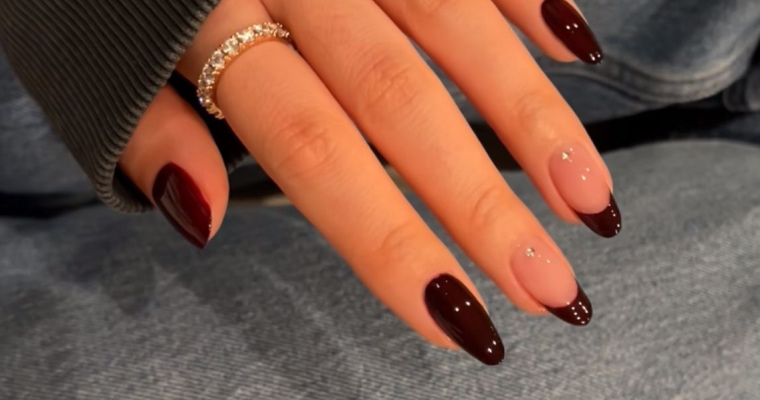 inspiração unha amendoada pequena para casamento