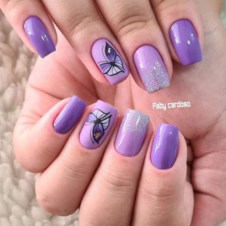 unha asa de borboleta