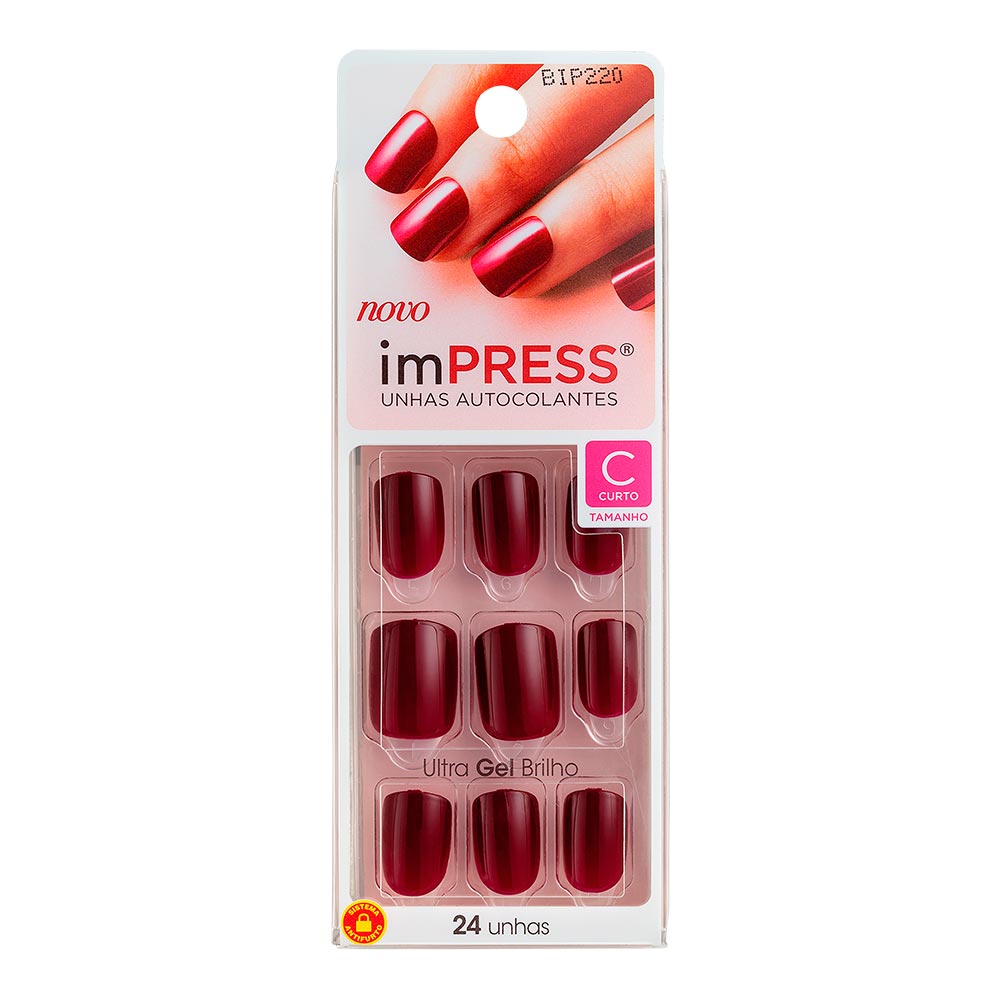 unha autocolante impress aplicação