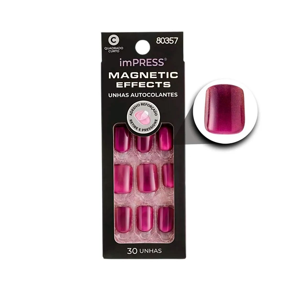 unha autocolante impress gel