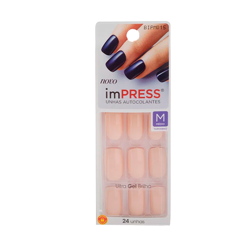 unha autocolante impress longa