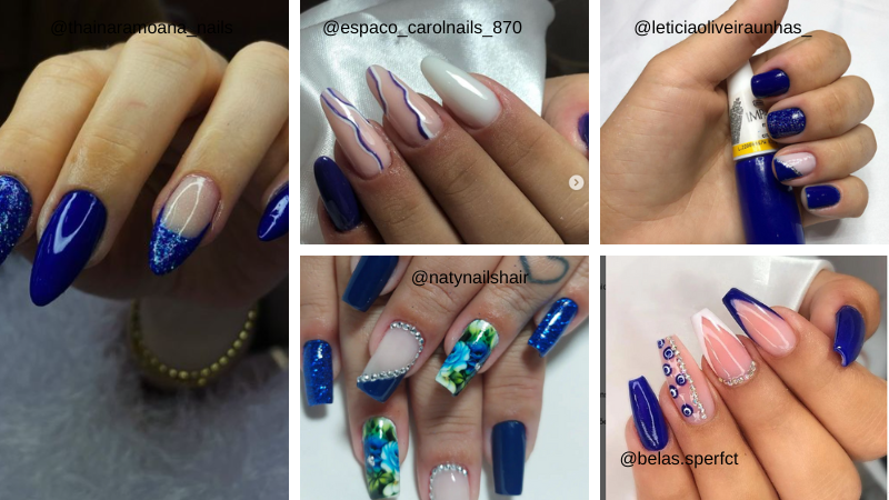 Francesinha Azul Royal: Um Clássico Moderno para Suas Unhas