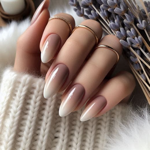 unha baby boomer para unhas curtas