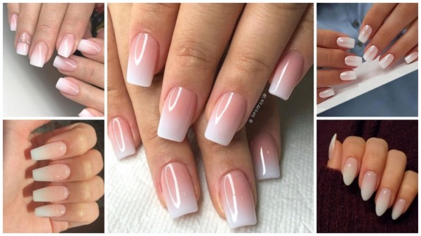 unha baby boomer em gel