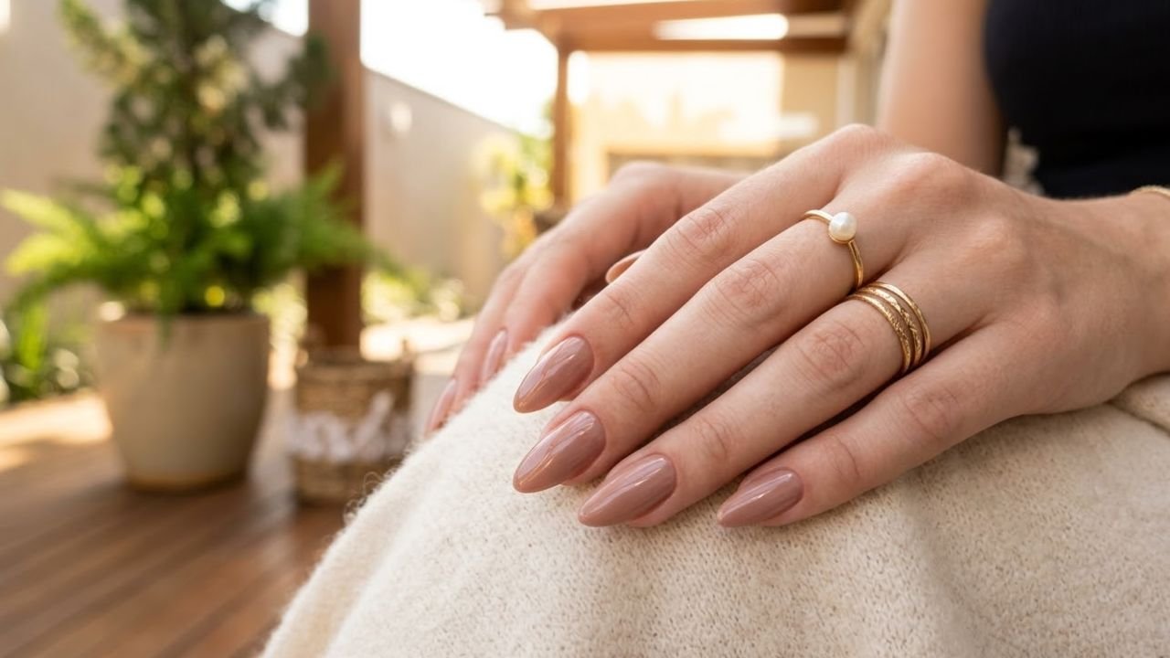 unha baby boomer decorada