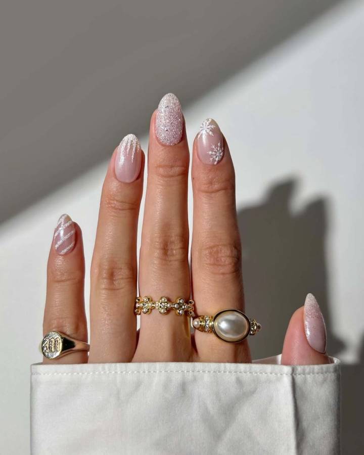quanto custa fazer unhas brancas com brilho em salão