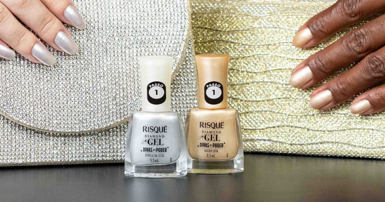 unha clara com brilho mancha como evitar