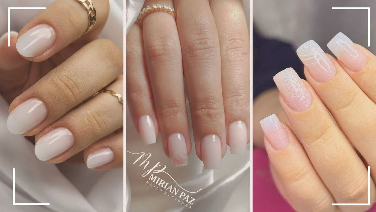 unhas claras minimalistas