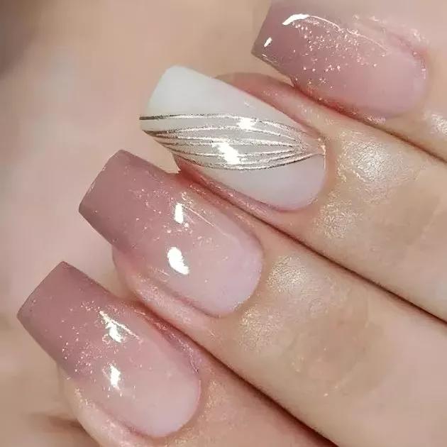 como fazer degradê glitter esponja