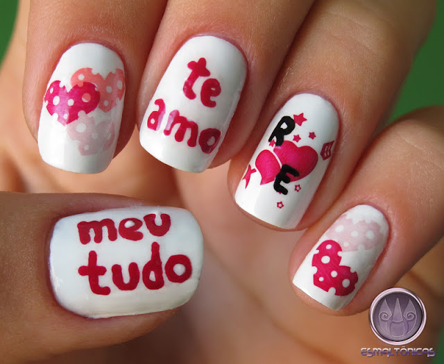 como fazer unha com a letra A do namorado