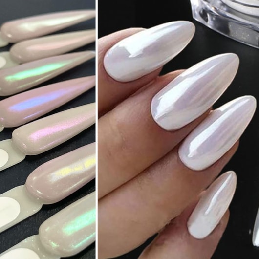 quanto custa fazer unhas com pó cromado no salão