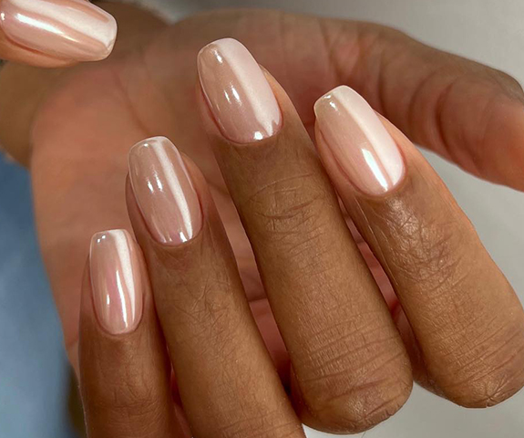 como fazer unha cromada em casa com esmalte comum