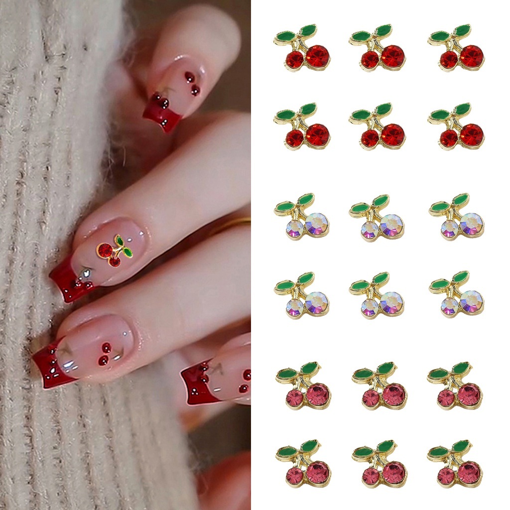 Nail art de cereja